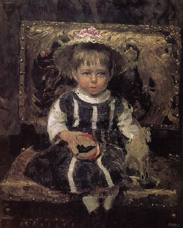 Ilia Efimovich Repin Artist daughter France oil painting art
